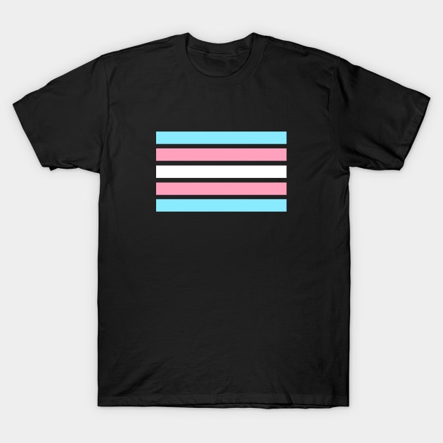 Spaced Trans Pride Flag T-Shirt by SillyStarlight